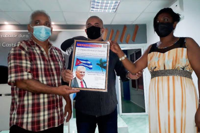Transportistas homenajeados en Holguín