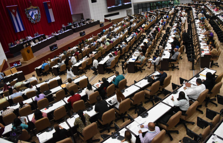 Asamblea Nacional del Poder Popular hoy 18 de diciembre del 2021. Foto: Vladimir Molina