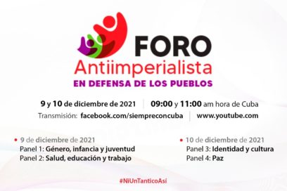 Sesionó hoy Foro virtual Antimperialista en Defensa de los Pueblos (+Video
