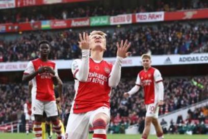 Odegaard: «Estoy muy feliz en el Arsenal. Creo que venir fue la decisión correcta cuando las cosas estaban como estaban en el Madrid. He pasado por muchas situaciones desde muy joven y ahora estoy aquí, en un equipo fantástico y lleno de jóvenes».