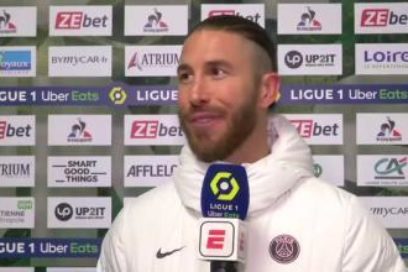 Ramos también será baja ante el Brujas en la Champions.