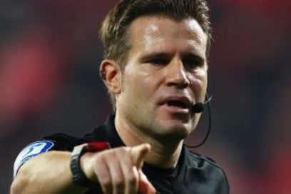 Árbitro alemán Felix Brych dirigirá hoy su último partido en competencias continentales.