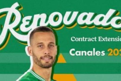 Canales tras su renovación con el Betis: “Estoy muy feliz, mucho trabajo, una ilusión tremenda, estoy donde quiero estar y donde voy a querer estar en un futuro. Uno de los días mas felices de mi carrera”, dijo el jugador, que firmó hasta 2026.