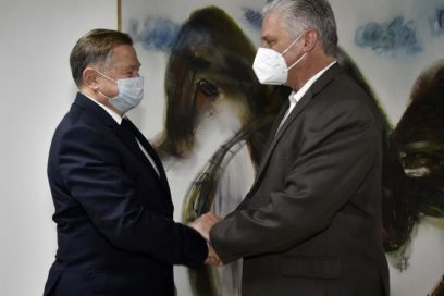 Recibió Díaz-Canel al Ministro de Integración y Macroeconomía de la Comisión Económica Euroasiática