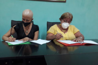 Firman convenio sindicalistas cubanos y colombianos