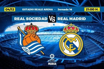 Real Madrid busca dar otro golpe a la Liga cuando se enfrente a la Real Sociedad.