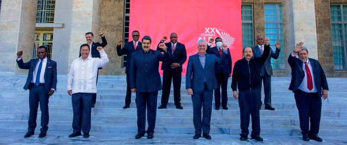La XX Cumbre presidencial del Alba-TCP, una vez más con sede en La Habana. Foto: Tomada de Twitter Presidencia Cuba