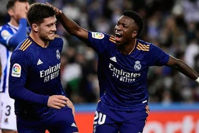 Real Madrid proclamó su superioridad en la Liga con un 2-0 sobre la Real Sociedad.