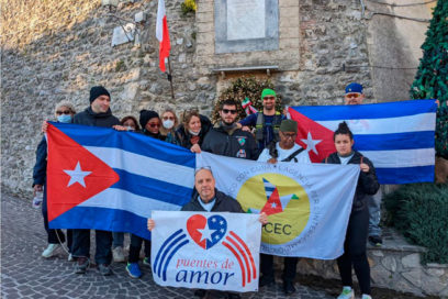 Arribó a Roma peregrinación contra el bloqueo de EEUU a Cuba (+ Video)