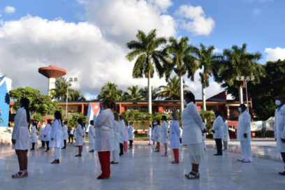 Despiden primera brigada del Contingente Henry Reeve que prestará servicios en Bahamas (+Fotos)