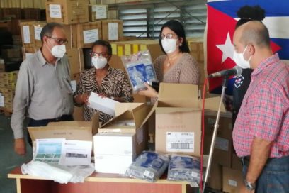Recibe Cuba donativo de insumos médicos proveniente de Italia