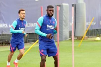 Umtiti estará tres meses de baja.