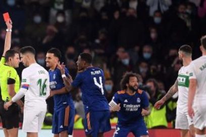 Tres partidos de sanción para Marcelo.