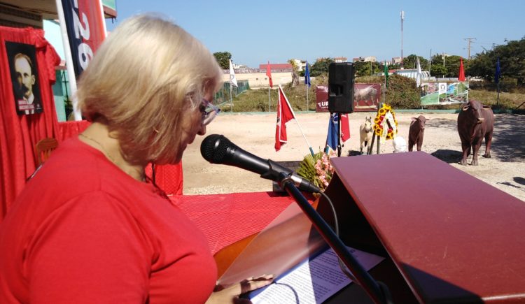 Niurka Ferrer Castillo, secretaria general de la CTC en Ciego de Ávila. Foto: José Luis Martínez Alejo