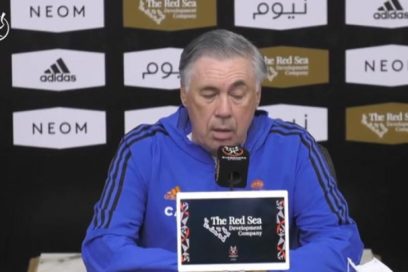 Carlo Ancelotti: «Somos el equipo que más goles mete. Y que digan que el Real Madrid juega a la contra no me molesta. Porque no es fácil jugar así y marcar goles. No hacemos pases largos. Y, además, llegamos con seis jugadores al área rival. Encantado de jugar a la contra».