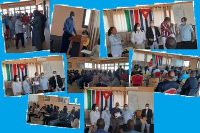 Distinguidos y congratulados profesionales de la salud cubanos en Gambia