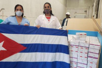 Arribó a Cuba donativo solidario de Reino Unido