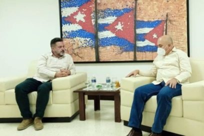 Recibe Morales Ojeda a eurodiputado Manu Pineda