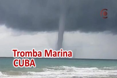Insmet: Tromba marina penetró en tierra y se convirtió en un débil tornado (+Video)