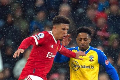 Manchester United al no pasar del empate en casa frente a Southampton.