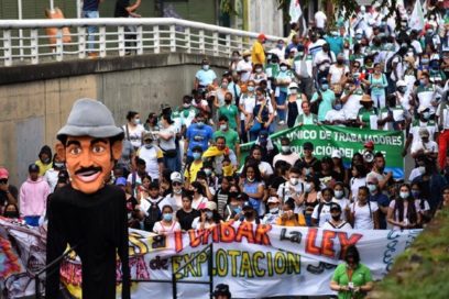 Central sindical convoca a protesta en Colombia ante carestías