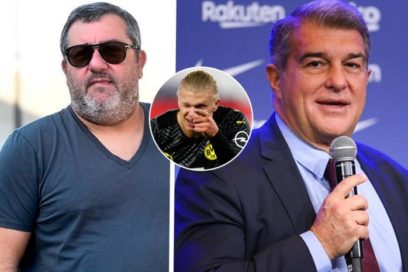 Cumbre secreta de Laporta por Erling Haaland y Noussair Mazraoui.