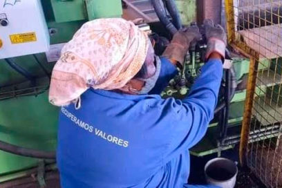 Recicladores con todos los hierros