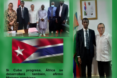 Si Cuba progresa, África se desarrollará también, afirmó Ministro gambiano