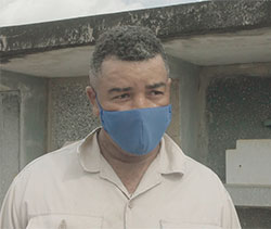 Gabriel fue uno de los hombres que lidió cara a cara con el impacto de la COVID-19. Foto: Pedro Paredes Hernández