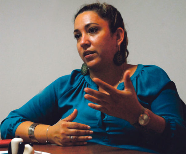 Aunque no es un negocio particular, porque el dinero que estamos administrando es del Estado, yo lo siento como propio, aseveró Giselle Acosta Martínez, administradora de la mipyme Edumedia SURL. Foto: Agustín Borrego