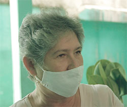 Para Miriam el respeto a los familiares de los fallecidos y la comprensión de su dolor es algo imprescindible. Foto: Pedro Paredes Hernández