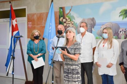 Mantiene Unicef apoyo a Cuba en respuesta a la emergencia sanitaria