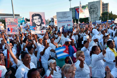 Un 1ro. de mayo de solidaridad con la Revolución Cubana