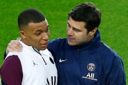 Pochettino sobre Mbappé: “Se encuentra bien. En el momento del golpe estuvo un rato dolorido, pero al cabo de un par de horas se sintió mucho mejor y pudo caminar tranquilamente».