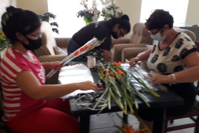 Flores entre flores
