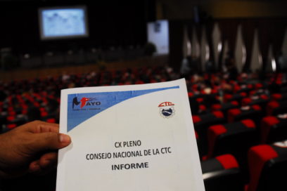 No habrá recuperación económica si no está involucrado el movimiento obrero (actualizado)