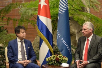Recibió Presidente cubano al Director general de la OMPI