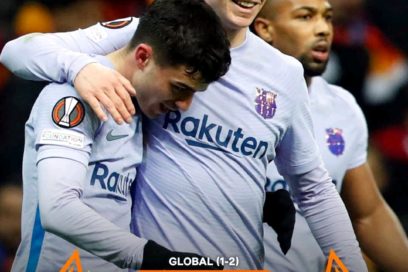 Europa League: El Barcelona remontó al Galatasaray en Turquía con goles de Pedri y Aubameyang. Mientras, el Atalanta venció 1-0 al Leverkusen, para clasificarse con un 4-2 global. Asimismo, Braga avanzó tras empatar a 1 con Mónaco, con 3-1 general.