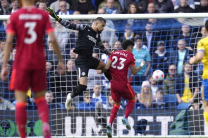 Liverpool vence 2-0 al Brighton en la Premier.