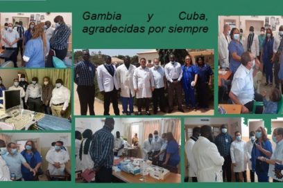 Gambia y Cuba, agradecidas por siempre