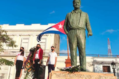 Tributo a José Antonio Echeverría en su ciudad natal (+ Fotos)