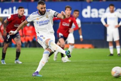 El Madrid cerca de coronarse en LaLiga: Con goles de Alaba, Asensio y Lucas Vázquez, el Real Madrid derrotó tres goles por uno al Osasuna en LaLiga y extendió su diferencia con el FC Barcelona a 18. En el partido, Karim Benzema falló dos penaltis.