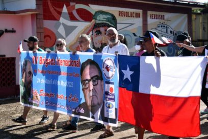 Reciben a integrantes de la Brigada Internacional Primero de Mayo (+ Fotos)
