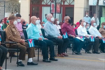 Presidió Díaz-Canel acto por aniversario de la proclamación del carácter socialista de la Revolución Cubana (+ Fotos)