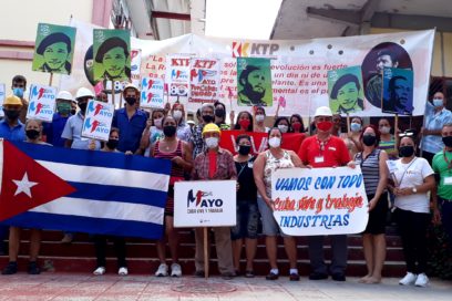 Empresa KTP: Fuerzas «combinadas» al primero de Mayo