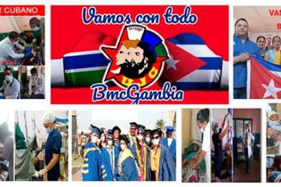 Desde Gambia los jóvenes cubanos de la Brigada Médica reafirman: “Vamos con Todo”