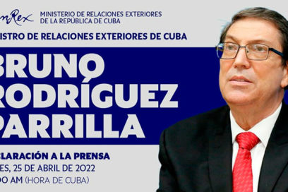 Ofrecerá Canciller cubano declaraciones a la prensa nacional y extranjera