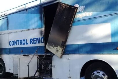 #ÚltimaHora Incendio en Unidad de Control Remoto de Santiago de Cuba ( +Video)