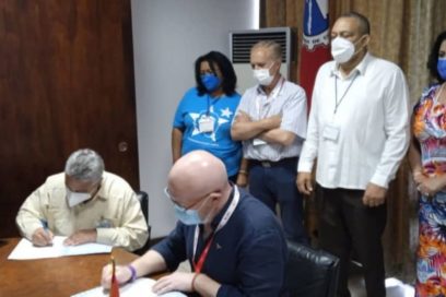 Firman convenio de cooperación Sindicato Nacional y organismo de cooperación internacional