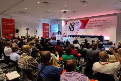 Condena congreso sindical mundial bloqueo de EE.UU. contra Cuba